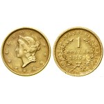 United States of America (USA), 1 dollar, 1851, Philadelphia