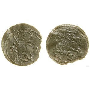 Poland, 2 denars, 1652, Vilnius