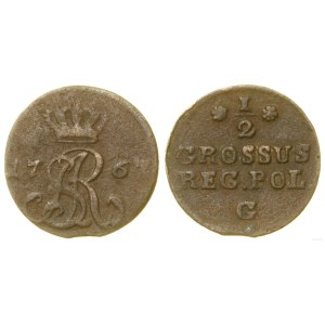 Poland, half-grosz, 1767 G, Kraków