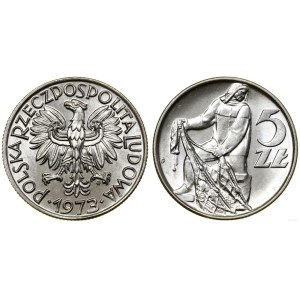 Poland, 5 zlotych, 1973, Warsaw