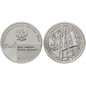 Polska, 10 złotych, 2016, Warszawa