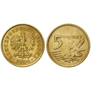 Poland, 5 groszy, 2004, Warsaw