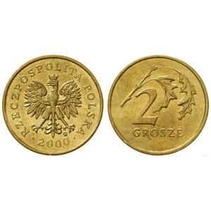 Polen, 2 Groschen, 2000, Warschau