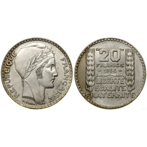 20 francs, 1934, Paris