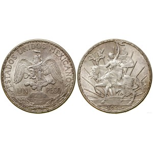 Messico, 1 peso, 1913, Città del Messico