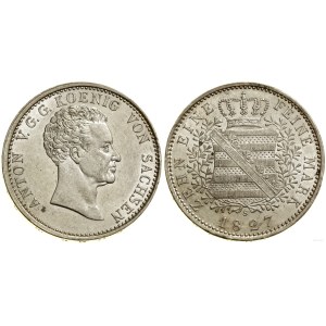 Germany, thaler, 1827 S, Dresden