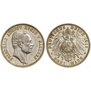 Niemcy, 3 marki, 1913 E, Muldenhütten