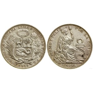 Peru, 1 sol, 1915, Lima