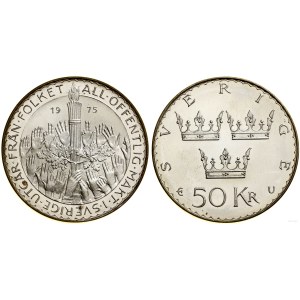 Sweden, 50 kronor, 1975, Eskilstuna