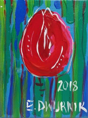 Edward Dwurnik (1943 - 2018), Tulipan, 2018
