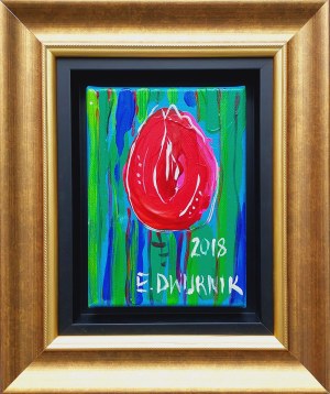 Edward Dwurnik (1943 - 2018), Tulipan, 2018