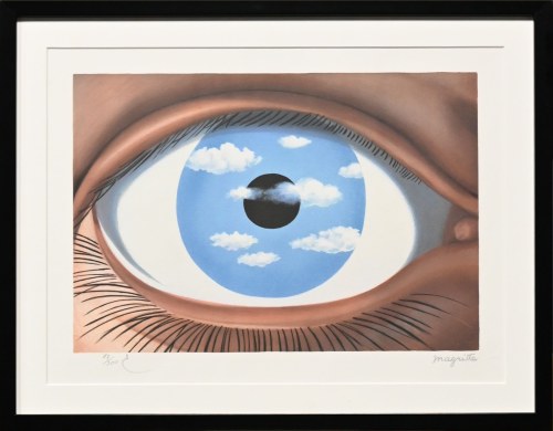 René Magritte (1898 -1967), Le Faux Miroir (Fałszywe lustro)