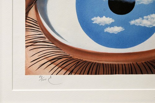 René Magritte (1898 -1967), Le Faux Miroir (Fałszywe lustro)