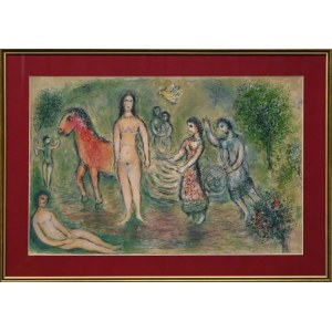 Marc Chagall (1887–1985), Odysseus and Nausicaa, 1974
