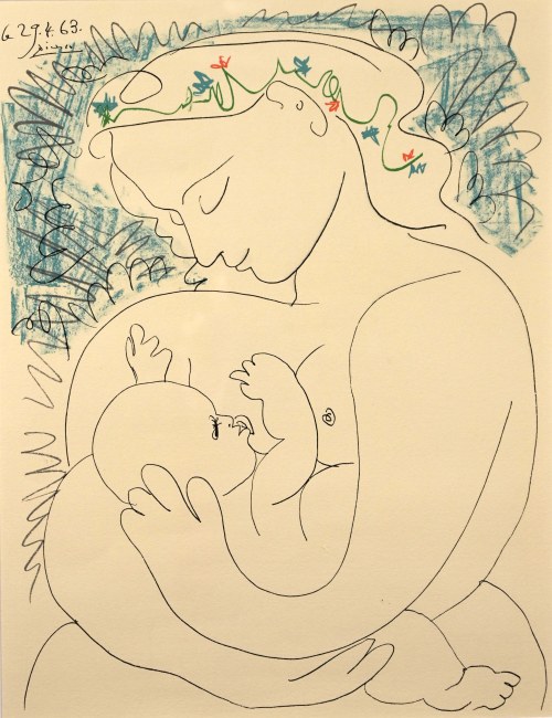 Pablo Picasso (1881-1973), Maternite, 1980
