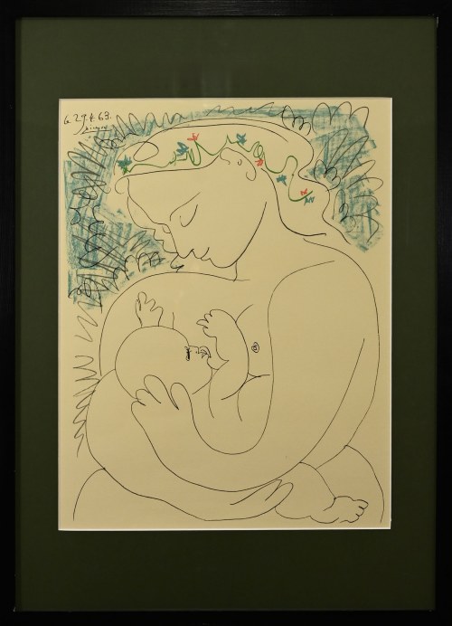 Pablo Picasso (1881-1973), Maternite, 1980