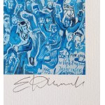 Edward Dwurnik (1943–2018), Blue Pogo in Blue Jarocin, 2012