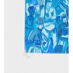 Edward Dwurnik (1943–2018), Blue Pogo in Blue Jarocin, 2012