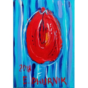Edward Dwurnik (1943 - 2018), Tulipan, 2018