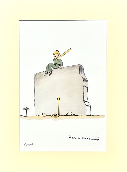 Antoine de Saint-Exupéry (1900 - 1944), Mały Książę i wąż, 2023