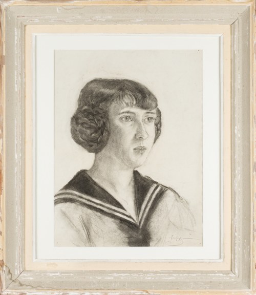 Maurycy (Maurice) MĘDRZYCKI (Mendjizki) (1890- 1951), Portret młodej kobiety, ok. 1910-1915