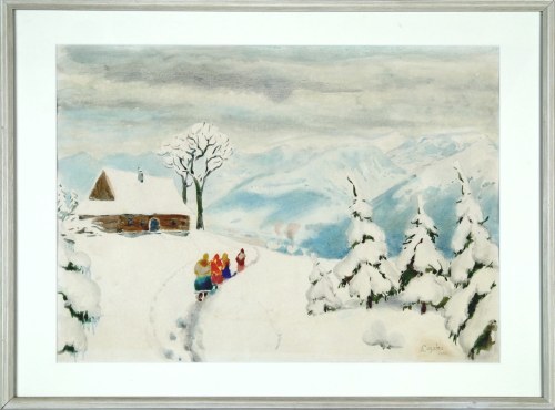 Ludwik LESZKO (1890-1957), Zima w górach, 1944