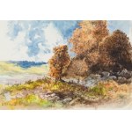 Frantisek Xaver HARLAS (1865-1947), Pejzaż z drzewami, ok. 1913
