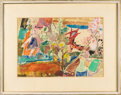 Kazimierz PODSADECKI (1904-1970), Pejzaż abstrakcyjny, 1965