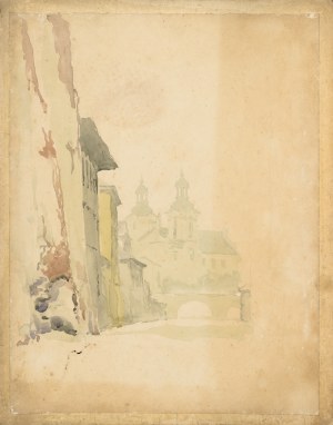 Józef PIENIĄŻEK (1888-1953), Krakowska uliczka