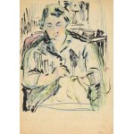 Janina MUSZANKA - ŁAKOMSKA (1920-1982), Kobieta szyjąca