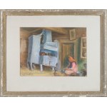 Władysław SERAFIN (1905–1988), In a Country Cottage