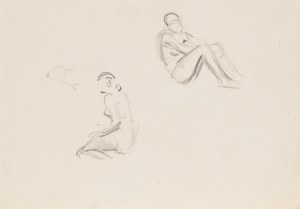 Stanisław ŻURAWSKI (1889-1976), Szkice siedzących postaci