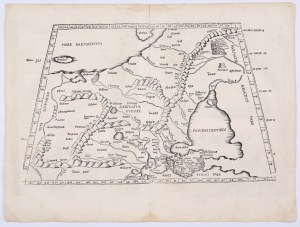 KLAUDIUSZ PTOLEMEUSZ (ok. 100 - ok. 168); FRIES Lorenz (1489-1532) — Tabula VIII Europae: Sarmatia Europae. Lyon: Melchior i Gaspar Trechsel, 1535.