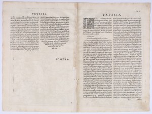 JODE Gerard de (1509-1591) — Prussia Regionis Sarmatiae Europae Nobilissimae Nova et Vera Descriptio. Antwerpia: Cornelis de Jode, 1593.