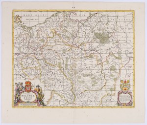 JANSSONIUS Joannes (1588-1664) — Novissima Poloniae Regni Descriptio. Amsterdam: Joannes Janssonius van Waesbergen i Moses Pitt, 1680.