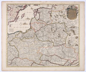 WIT Frederik de (ok. 1629-1706) — Regni Poloniae et Ducatus Lithuaniae ... Novissima et Correctissima descriptio. Amsterdam: Frederick De Wit, 1690.