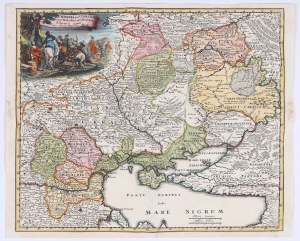HOMANN Johann Baptist (1664-1724) — Ukrania seu Cosacorum Regio. Norymberga: Christoph Weigel, 1719.