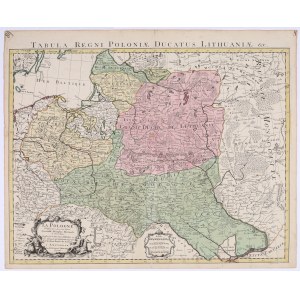 DELISLE, Guillaume (1675–1726) — *La Pologne*. Amsterdam: Johannes Covens &amp; Cornelis Mortier, ca. 1730.