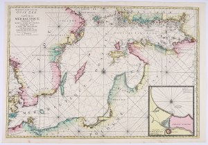 Nieuwe caart van de Oost Zee ou carte de la Mer Baltique. Amsterdam: Covens & Mortier, ok. 1730.