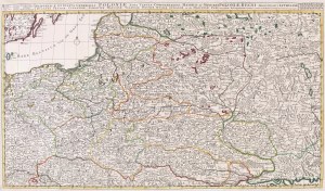 OTTENS Joachim (1662-1720) — Reipublicae et status generalis Poloniae nova tabula. Amsterdam: R. and J. Ottens, ok. 1740.