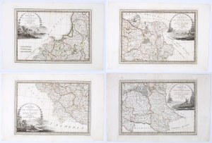 CASSINI Giovanni Maria (1745-1824) — La Polonia Divisa nelle sue Antiche Province. Rzym: Calcografia Camerale, 1797.