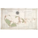 [Bracław, Podolia] Map showing the boundary between the estates of the Bracław County Administration and those of the Kuźminiec Estate in Podolia. October 1807.