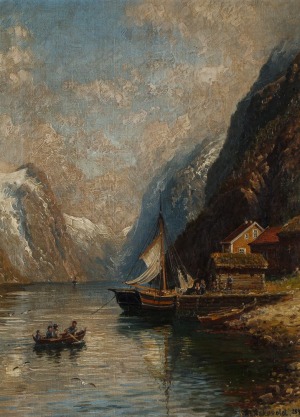 Anders ASKEVOLD, PRZYSTAŃ NA FIORDZIE, 1894