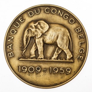 MEDAL, 50 lat Banku Konga, 1959