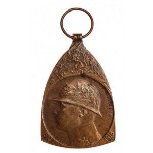 MEDAL PAMIĄTKOWY ZA WOJNĘ 1914 -1918, Belgia, wz. 1919