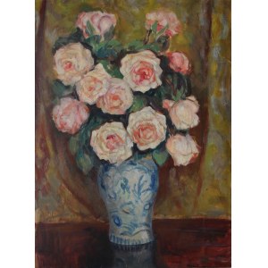 Stefan Filipkiewicz (1879-1944), Róże w wazonie