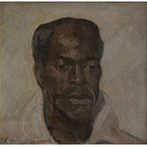 A.N.(XX w.), Portret czarnoskórego mężczyzny