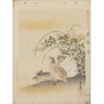 Kanō Tsunenobu, *Quails* (from the series “Tsunenobu Kachō Gafu,” Osaka, 1892)