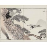 Kikuchi Hōbun, *Cranes* (from the series *Hōbun gafu*, published by Tanaka Jihē, 1890, Kyoto)