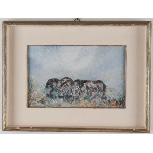 Giuseppe Cesetti, Giuseppe Cesetti (Tuscania 1902–1990) — *Horses*, 1951
